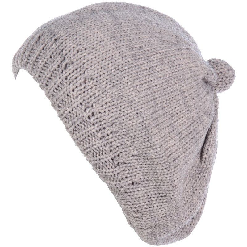 JH715A - One Dozen Winter Cozy Cable Fleece Lined Knit Beret Beanie Hat