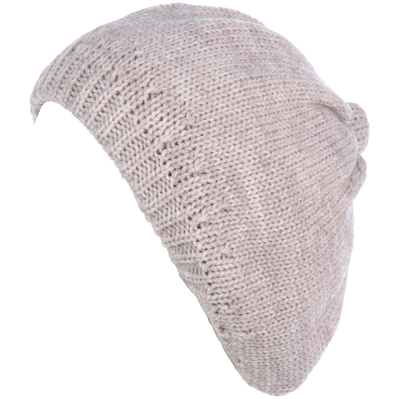 JH715A - One Dozen Winter Cozy Cable Fleece Lined Knit Beret Beanie Hat