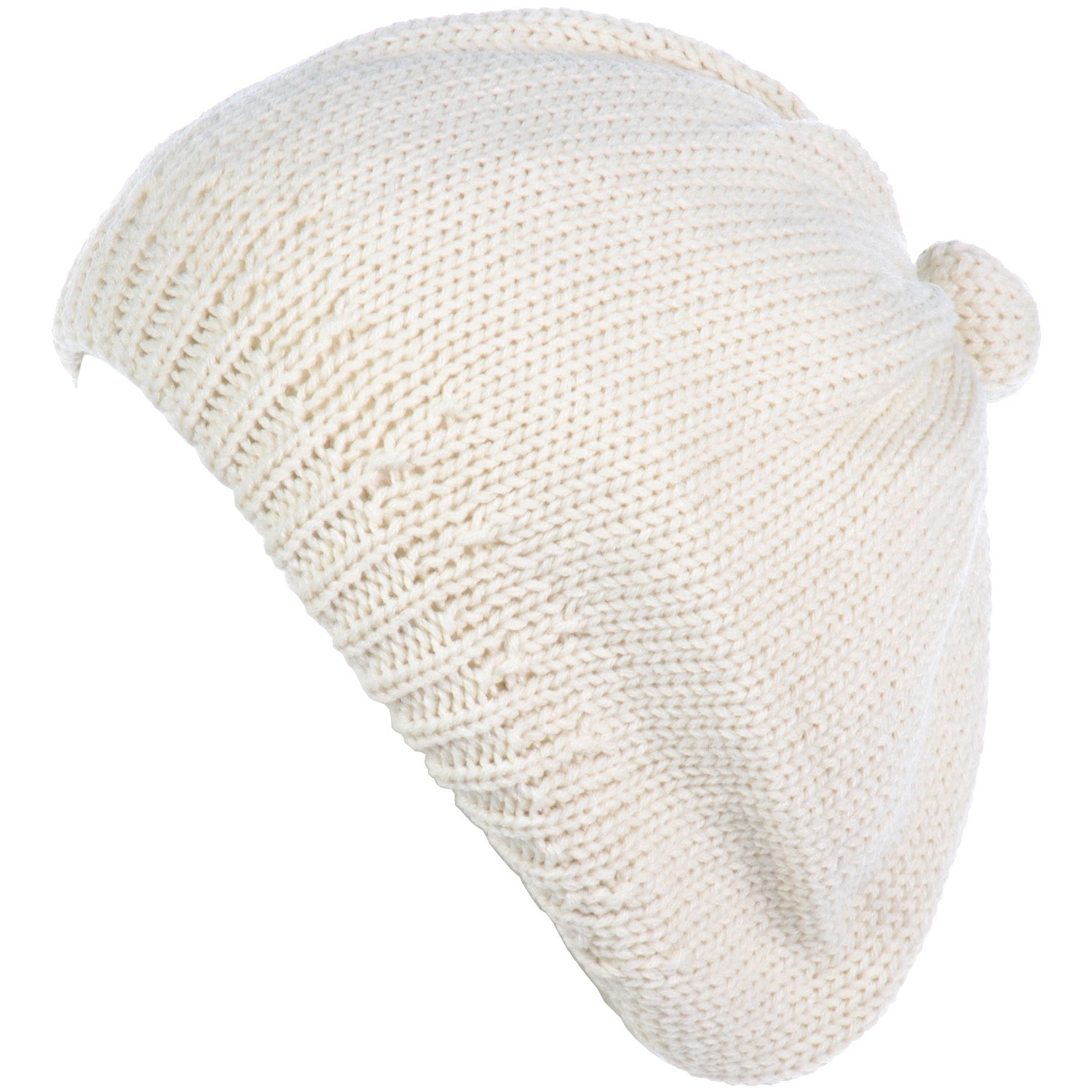 JH715A - One Dozen Winter Cozy Cable Fleece Lined Knit Beret Beanie Hat