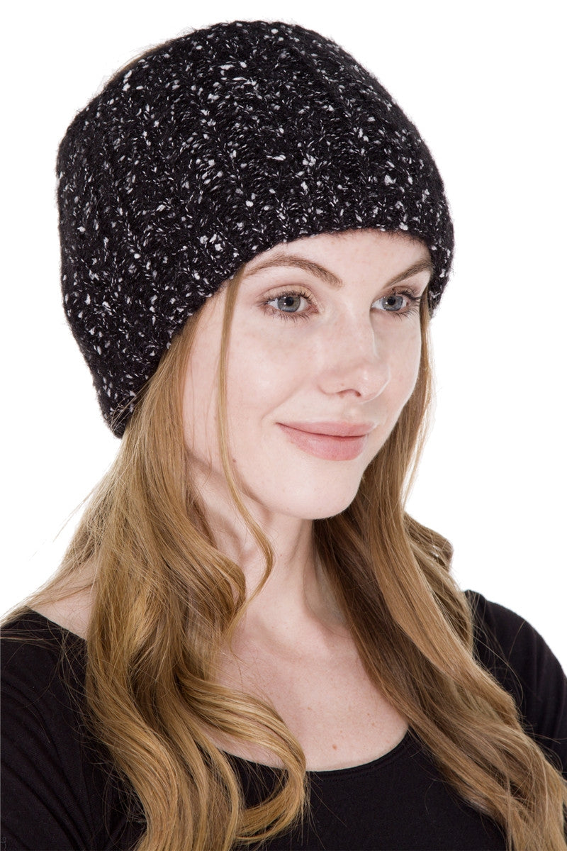 JHB009 - One Dozen Plain Mixed Color Knitted Fuzzy Lined Ear Warmer Headband