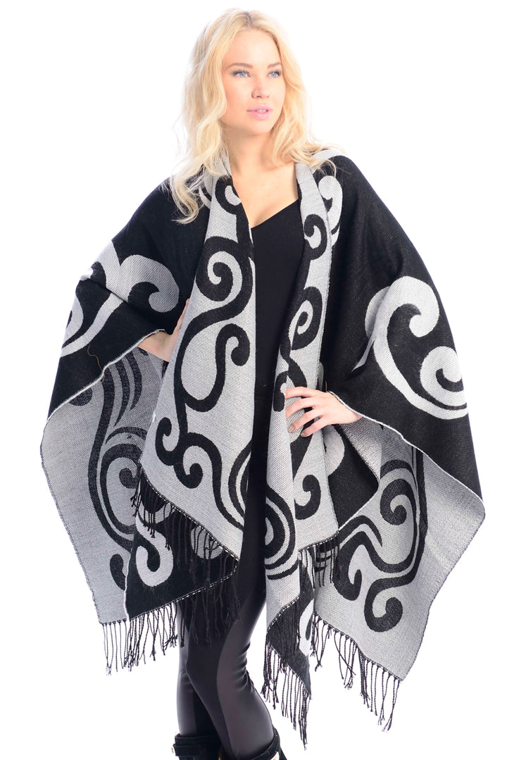 JP105_BLACK RUANA