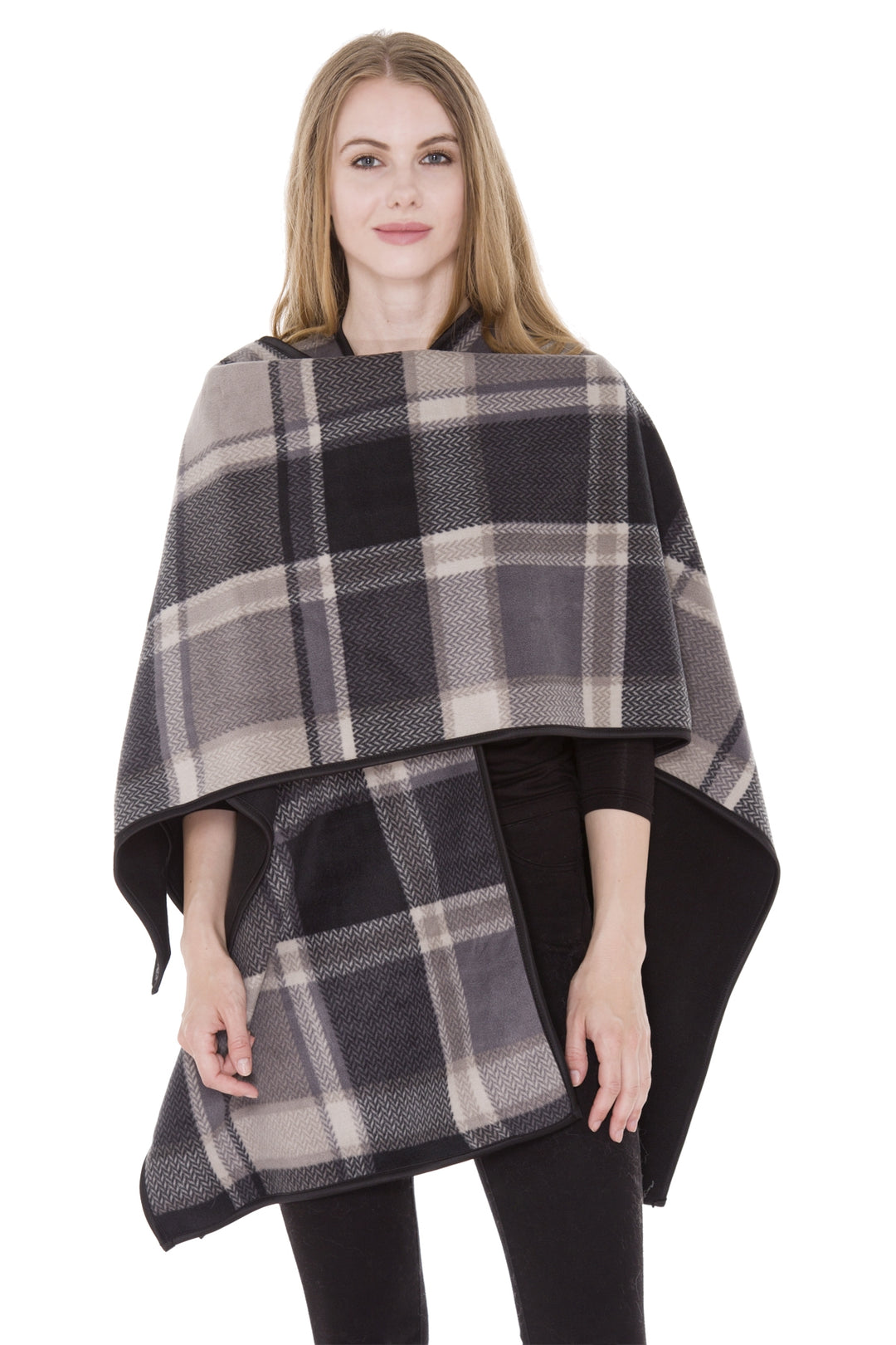 JP1301_BLACK RUANA