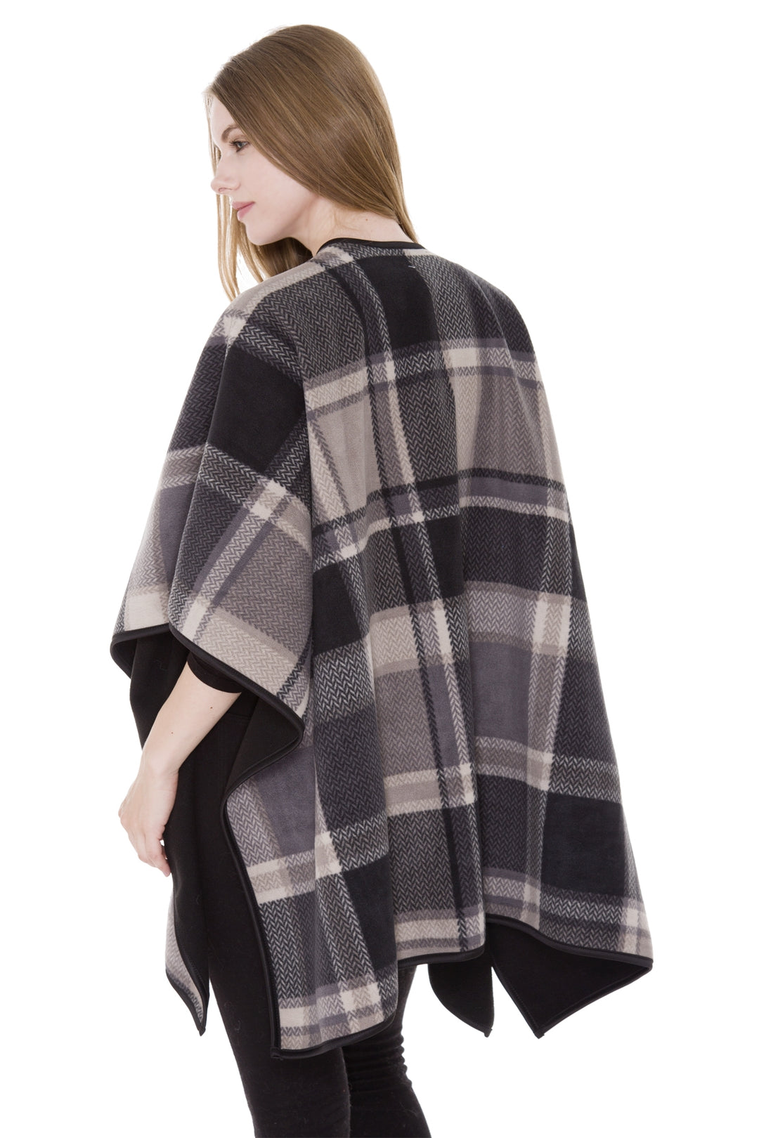 JP1301_BLACK RUANA