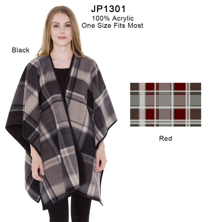 JP1301_BLACK RUANA