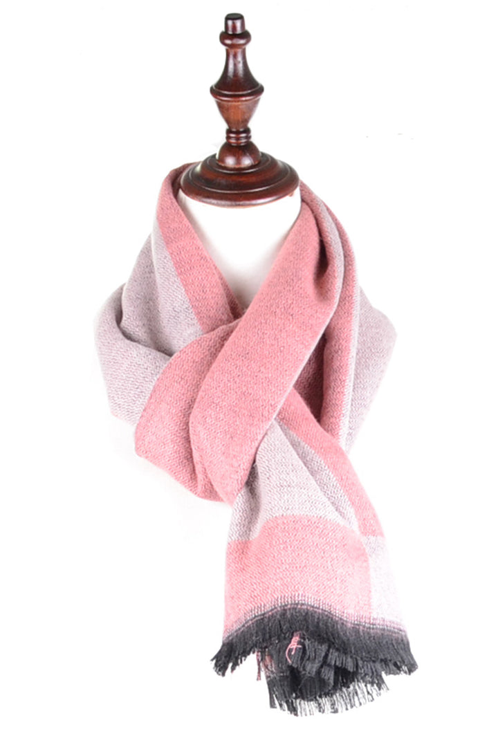 JS6003-PINK - One Piece Blanket Scarf
