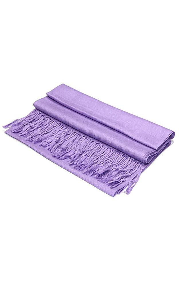 C16 - One Piece Lt. Purple Color Fashion Pashmina Shawl Scarf