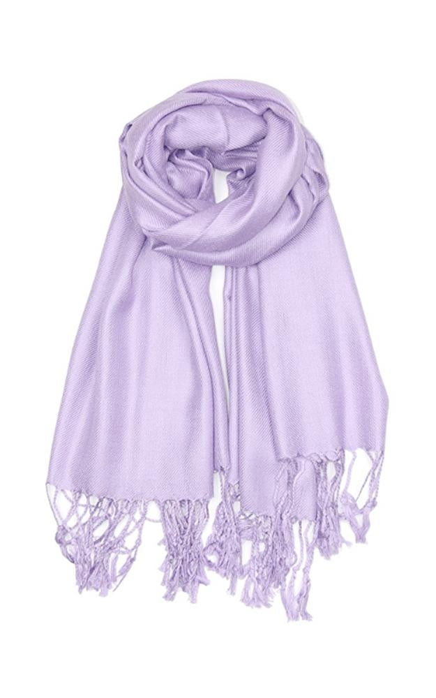 C33 - One Piece Lavender Color Fashion Pashmina Shawl Scarf