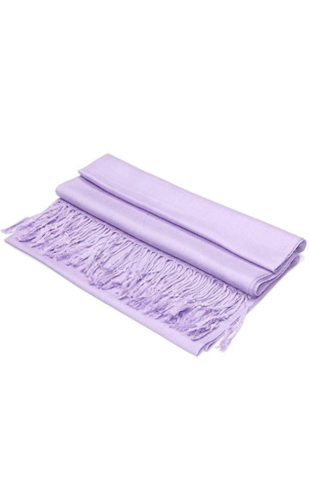 C33 - One Piece Lavender Color Fashion Pashmina Shawl Scarf