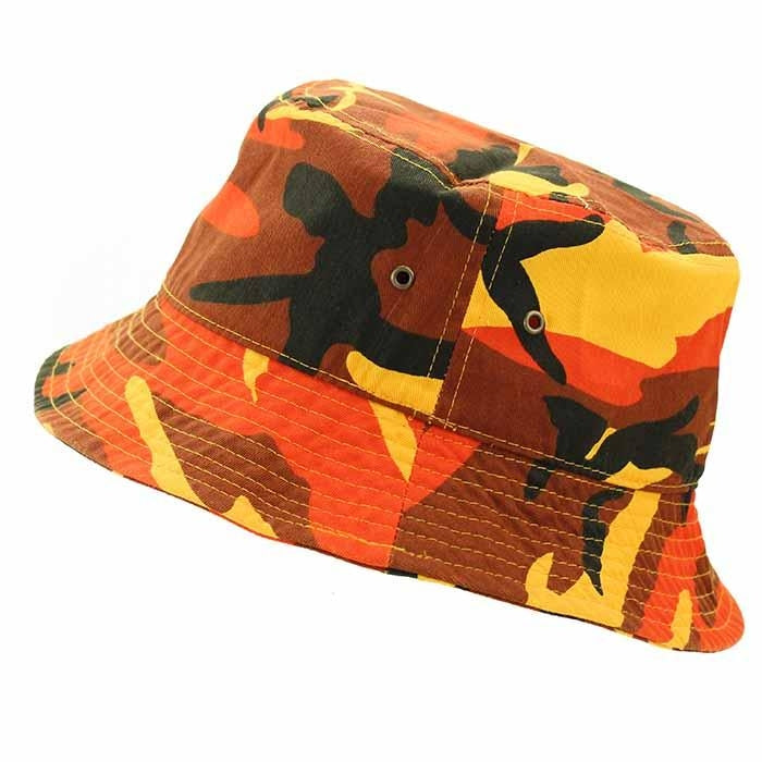 1500_CAMOUFLAGE ORANGE- One Piece Hat