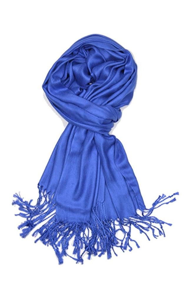 C10 - One Piece Royal Blue Color Fashion Pashmina Shawl Scarf