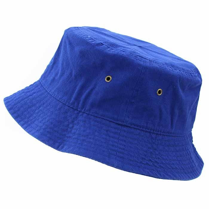 1500_Royal Blue - One Piece Solid Color Bucket Hat