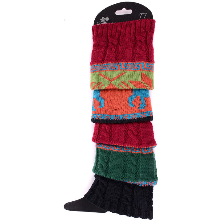 SL3542 - One Dozen Snowflake Leg Warmer
