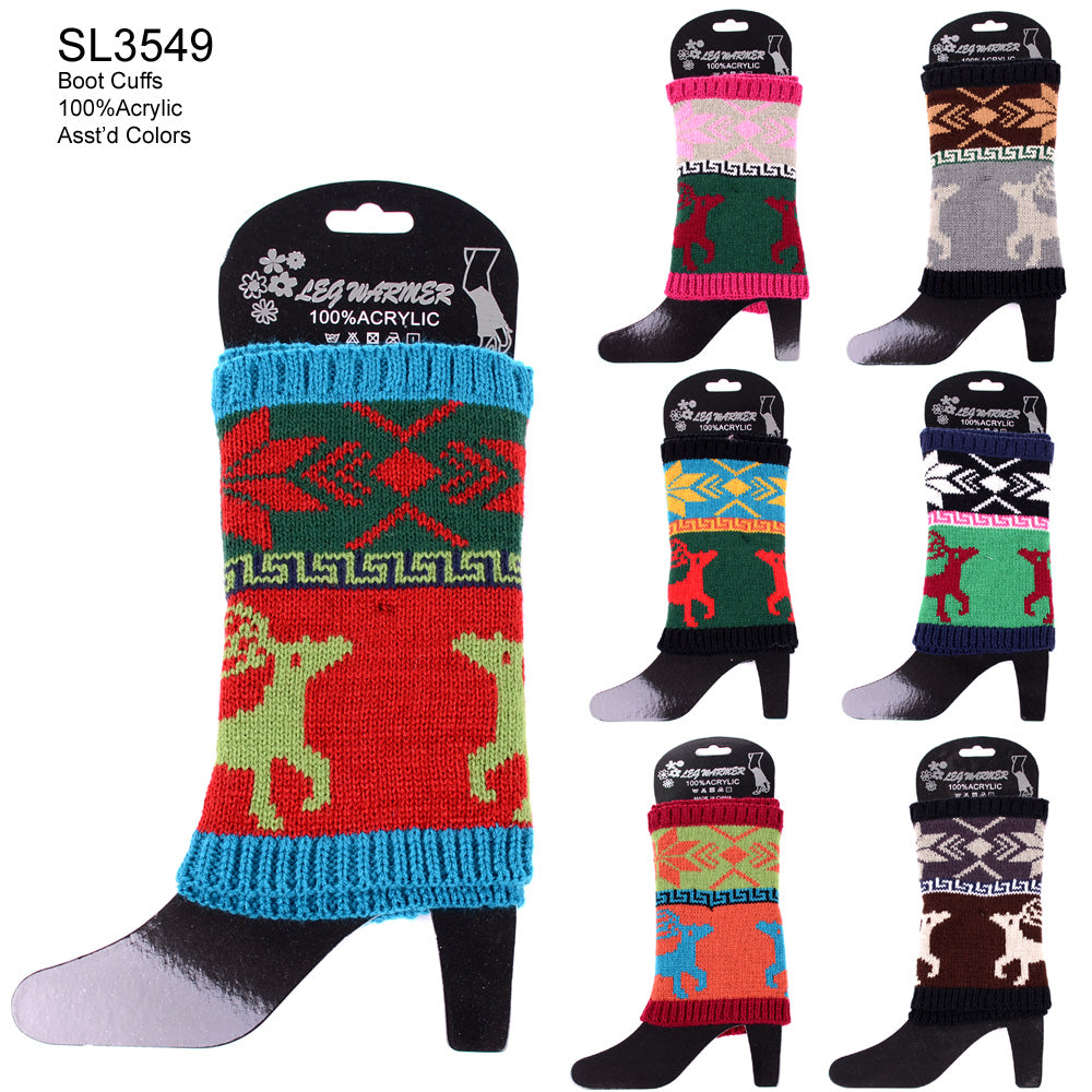 SL3549 - One Dozen Snow Flake Boot Cuff