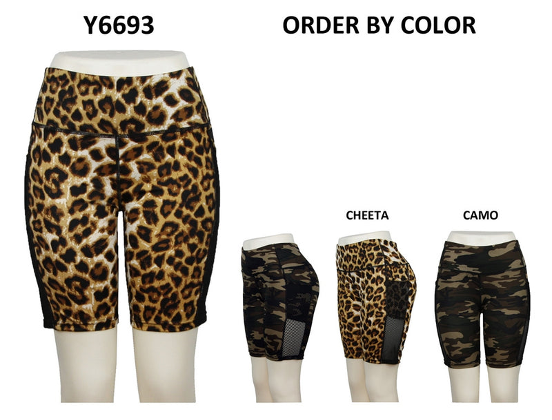 Y6693 CHETTA - 10PC Active Wear Shorts (10 pcs)